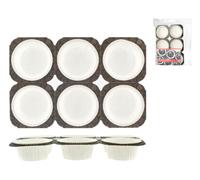 Paquete De 12 Moldes Para Muffin De 5 Cm Vaso Vacuvin