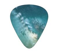 Paquete de 12 palas de guitarra Starry Night Sky Deep Outer Space para guitarra, apto para bajo, guitarra eléctrica, banda sonora, Yukrili