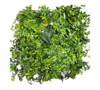 Paquete De 12 Paneles De Césped Artificial Verde For Privacidad, Paredes De Césped Verde, Adecuados For Divisiones De Privacidad En Exteriores Y Decoraciones De Bodas(Style C)