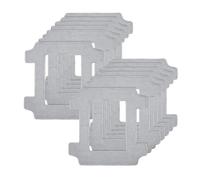 Paquete De 12 Paños De Limpieza, Compatibles Con Ecovacs, Compatibles Con Winbot, Accesorios De Robot De Ventana W2S / W2S Omni, Paño De Limpieza De Microfibra Lavable