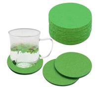 Paquete De 12 Posavasos De Fieltro, Posavasos Aislados, Posavasos Antideslizantes, Manteles Individuales, Posavasos Redondos, Posavasos Reutilizables, Suministros De Cocina