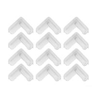 Paquete de 12 protectores de esquina de PVC transparente para la seguridad del bebé, protector de mesa para superficies de madera, vidrio, metal, parachoques transparente a prueba de niños