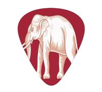 Paquete de 12 púas de guitarra con bandera de soberanía siamesa, 4 piezas en cada uno de los 3 tamaños, adecuadas para una amplia gama de instrumentos de cuerda