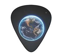 Paquete de 12 púas de guitarra Earth Planet Home Universal Abs Thin Medium Heavy Plectrums