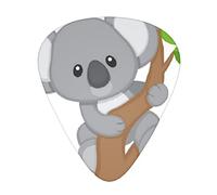 Paquete de 12 púas de guitarra Koala On The Branch con impresión de una sola cara, púas delgadas, medianas y pesadas