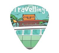 Paquete de 12 púas de guitarra Let'S Go Travel Universal Abs Thin Medium Heavy Plectrums