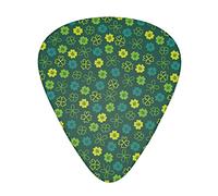 Paquete de 12 púas de guitarra Lucky Clover, incluye calibres delgados, medianos y pesados, 3 tamaños para púas acústicas eléctricas de guitarra