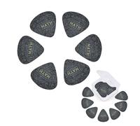 Paquete de 12 púas de guitarra personalizadas con caja organizadora de almacenamiento, púas de guitarra matemática, púas de guitarra eléctrica, púa para guitarra acústica, púa de bajo (0.46 mm, 0.71