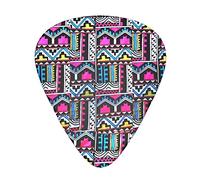 Paquete de 12 púas de guitarra Tribal Navajo Pattern, incluye calibres delgados, medianos y pesados, 3 tamaños para púas acústicas eléctricas de guitarra