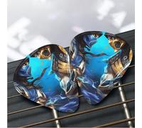 Paquete de 12 púas para guitarra, 3 púas de diferentes grosores con caja de almacenamiento, púas de guitarra Mortal Kombat, accesorios medianos y finos (0,46 mm, 0,71 mm, 0,96 mm)