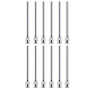 Paquete de 12 puntas de aplicación adhesivas de 50 mm hechas de acero inoxidable para una dispensación eficiente y precisa en situaciones complejas de aplicación de adhesivos