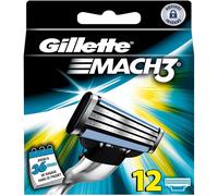 Paquete de 12 recambios de cuchillas de afeitar Gillette MACH3