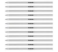 Paquete de 12 recambios de mini bolígrafo negro, punta de 0,7 mm. Compatible con: Swarovski, Cross, Cartier, Lamy, Faber-Castell, Zebra, Tombow, Schneider, Schmidt, Parker, Pelikan, Monteverde, OHTO