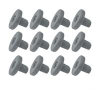 Paquete de 12 rodillos para estante de lavavajillas, ruedas de cesta inferior para Bosch para siemens para neff para hotpoint SGI SHE para sgv SGE DWF30 DWF31 repuesto (D)
