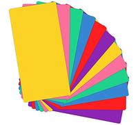 Paquete de 12 separadores de libros de biblioteca para estantes con calcomanías, marcadores de estantería de colores surtidos de 6 x 12 pulgadas para organizar biblioteca escolar o biblioteca en casa,