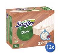Paquete De 12 Swiffer Toallas De Repuesto Secas X16 Madera