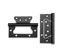 Paquete De 12 "X 3" Black Home Home Door Hinges Ball Rodamiento No Mortero 304 Acero Inoxidable Cepillado Bisagras De Níquel