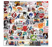 Paquete de 122 calcomanías de jiu Jitsu, vinilo estético deportivo, impermeable, botella de agua, laptop, teléfono, monopatín, álbumes de recortes, regalos de parachoques para niños, adolescentes y
