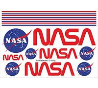 Paquete de 13 Pegatinas NASA para Coches, Niños, Ordenador, Espacio, Maletas y Astronautas