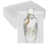 Paquete de 14 bolsas transparentes de burbujas, bolsa grande de burbujas de 18 x 22 pulgadas para mayor protección, doble pared a prueba de golpes, bolsa de envoltura acolchada de burbujas para