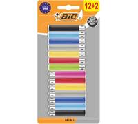 Paquete de 14 mini encendedores surtidos BIC