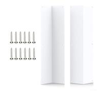 Paquete de 14 protectores de esquina de vinilo para paredes exteriores, protectores de aluminio y acero inoxidable, 15.75 x 3.38 pulgadas, cubiertas de borde de panel de metal resistentes al óxido