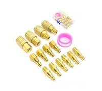 Paquete de 15 accesorios atornillados hembra Fastlink de hierro chapado en bronce 1/4NPT con cinta de sellado y caja de almacenamiento para arreglos de propulsión neumática, accesorios de tubería