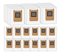 Paquete de 15 bolsas de repuesto E28 compatibles con robot aspirador Eufy Omni E28/E25, bolsas de aspiradora, bolsa de recipiente, bolsas de polvo de repuesto para aspiradora, bolsas desechables