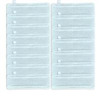 Paquete de 15 mopas de vapor desechables para Karcher Series 1, 2, 3, 4, 5, recambios de vapor de madera dura para azulejos y laminados, microfibra blanca