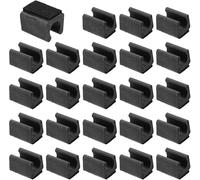 Paquete de 16/24 fundas para patas de silla con almohadillas de fieltro que ofrecen un agarre firme y un deslizamiento suave a los suelos de arañazos y ruido de movimiento de la silla (24 negro)