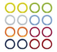 Paquete De 16 Lazos Coloridos Para El Cabello Con Cola De Caballo, Lazos Elásticos Para El Cabello, Lazos Para El Cabello Trenzados, Accesorios Para El Cabello