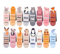 Paquete de 16 marcapáginas magnéticos, marcapáginas para niños, lindos animales, marcadores de libro, regalos para profesores, regalos de fin de curso para niños