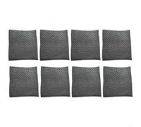 Paquete de 16 paños suecos de esponja de celulosa reutilizables para limpieza de cocina, absorbentes y biodegradables, color negro (paquete de 8)