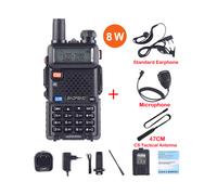 (Paquete de 16) Walkie Talkie UV-5R de 8 W original UV 5R Estación de radio CB amateur de alta potencia