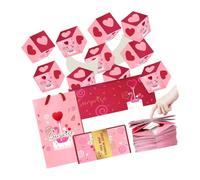 Paquete de 18 cajas emergentes sorpresa para festivales, ideales para el día de San Valentín, cumpleaños, celebración, papel de opción