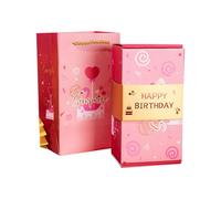 Paquete de 18 fundas sorpresa emergentes fáciles de usar para decoraciones de eventos de festivales, que ofrecen configuraciones fáciles, papel reciclado creativo y divertido