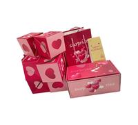 Paquete de 18 fundas sorpresa emergentes fáciles de usar para decoraciones de eventos de festivales, que ofrecen configuraciones fáciles, papel reciclado creativo y divertido