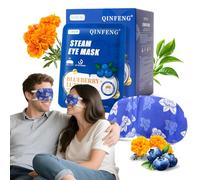 Paquete de 18 máscaras de vapor con calefacción para dormir, compresa cálida para ojos, tratamiento de ojos orzuelos, spa, relleno de calcetines de Navidad, artículos esenciales de viaje, arándano