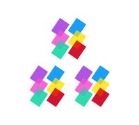 Paquete de 18 PelíCulas de Color Gel, PelíCula de Color Transparente, Resistente Al Calor para LáMparas, Filtro de Color (30 X 21 Cm)