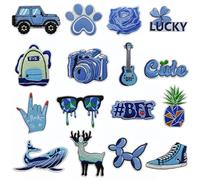 Paquete de 18 Piezas de Parches Termoadhesivos Parches Bordados Parches Ropa Termoadhesivos Niños Adecuados para Adultos y Niños Parches Pantalones Chaquetas Bolsos
