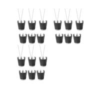 Paquete de 18 Vasos de Chupito de Metal para Colgar Vasos de Chupito de Acero Inoxidable con Cadena Vaso de Chupito de 30 Ml para Fiestas,B