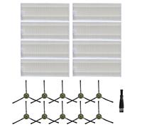 Paquete de 19 cepillos laterales y accesorios de filtro para Okp Life Robovac K2 para robot aspirador M210, piezas de repuesto lavables de microfibra para fregona, cepillo principal de repuesto
