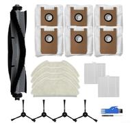 Paquete de 19 piezas de repuesto para Airrobo para T20 +/ para T20 / para FIXR para robot aspirador T20, con cepillo principal, cepillos laterales, filtro, bolsas de polvo, trapeadores, cepillo de