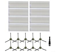 Paquete de 19 piezas de repuesto para aspiradora robot ILIFE K2 K3 K4 K5 M210 - Kit de filtro HEPA cepillos laterales juego de accesorios de esponja
