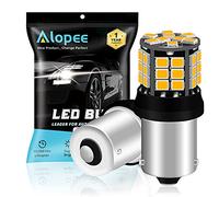 Paquete de 2-1056 BAU15S 7507 12496 1156PY PY21W RY10W Ámbar/Amarillo No Polaridad 2835 39-SMD 9-30V LED Luces de Repuesto para Luces de Giro Luces de Estacionamiento luces Traseras