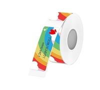 Paquete de 2-3 rollos de etiquetas adhesivas térmicas P12, cinta de 12mm x 40mm, Compatible con D30 Q30 P11 P50 L12, etiquetadora Q2((2-rolls)12x40mm-P)