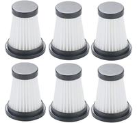 Paquete de 2/4/6 filtros HEPA de repuesto para aspiradora de mano Genius Invictus One 1.0/X7, piezas de repuesto lavables y reutilizables (paquete de 6)