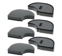Paquete de 2 4 o 6 filtros de espuma para aspiradoras Bosch BGC3 BGC4 BGS3 BGS4 diseñados para adaptarse debajo del contenedor de polvo, lavable cada 3 meses (paquete de 6)