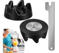 Paquete de 2 acopladores de goma para licuadora con herramienta de extracción, piezas de acoplamiento de embrague de goma compatibles con KitchenAid WP9704230VP KSB52 KSB5 5KSB52 5KSB5 (2 acopladores