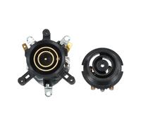 Paquete de 2 acopladores de interruptor de temperatura de termostato con base de hervidor eléctrico, plástico ignífugo con control preciso de temperatura y conductividad superior, compacto